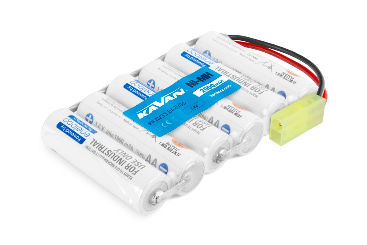 7.2V 2000 AA ENELOOP Sanyo 6cell. power pack