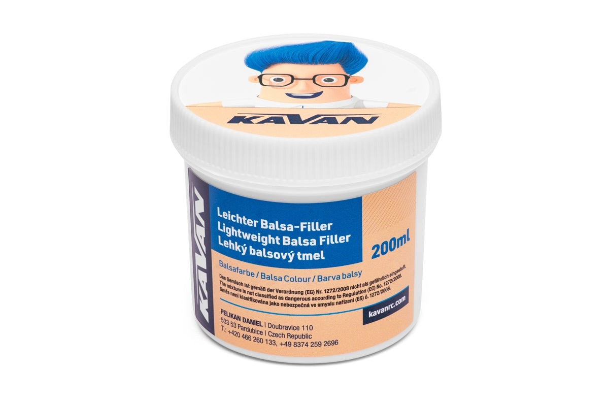 KAVAN lite balsa filler 200ml - balsa color(CZ sticker)