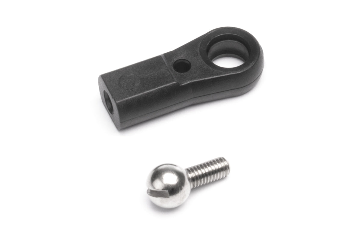 Maxi Ball Links M3, Screwball Outside 6,0mm W/h M3 Shaft, 100 pcs.