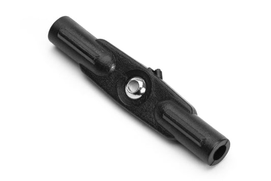 Nylon Double Ball Link M3 with Brass Ball, 2,0mm Hole, 100 pcs.