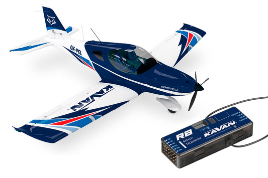 KAVAN Bristell B23 1600mm ARF- blue + R8 Rx