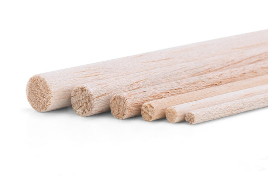 Balsa-logs 30 mm, 1000mm