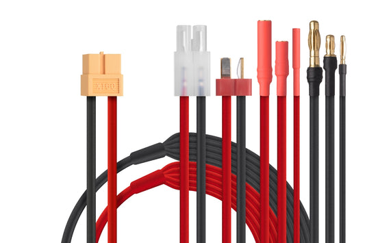 Xt60 Charging Cable Combo (dean-t Gold 2; 3,5; 4; Tamiya)