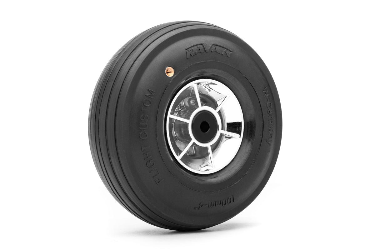 Super Light Scale AirWheel, Treaded 100mm, 2 pcs.