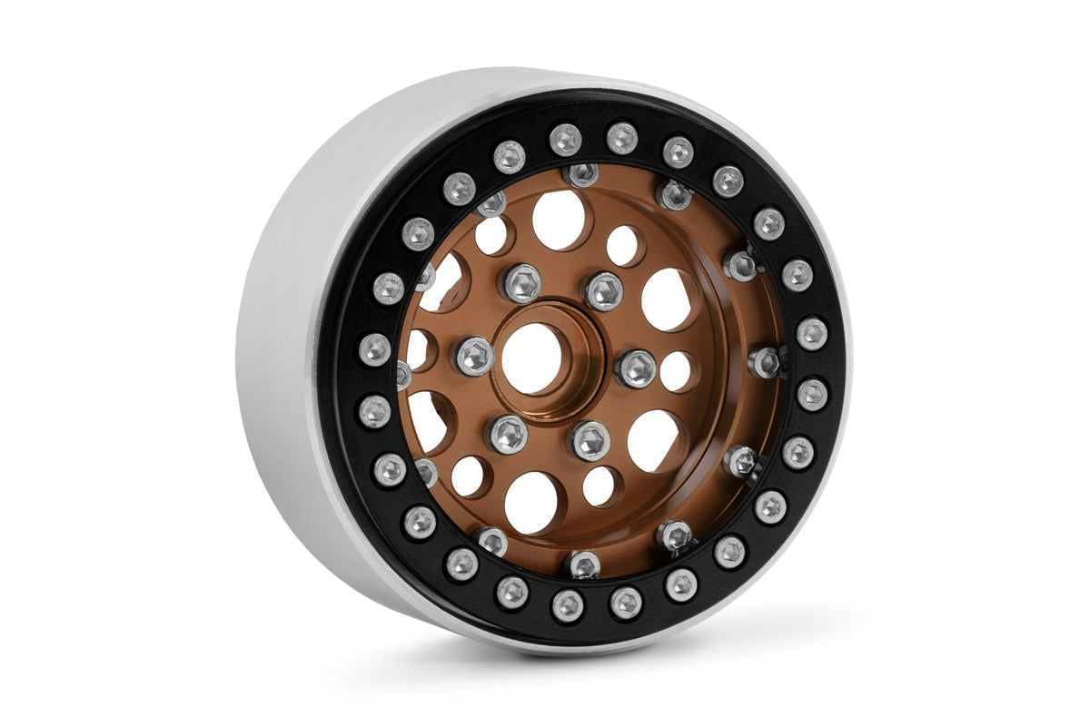 1.9'' Aluminum Beadlock Rims for 1/10 Crawler Bronze - 2pcs