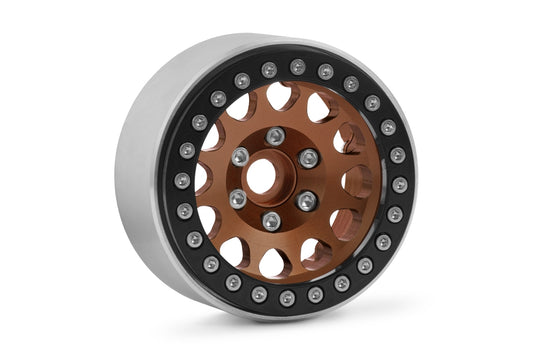 1.9'' Aluminum Beadlock Rims for 1/10 Crawler Bronze - 2pcs