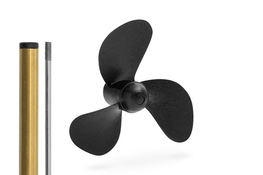 Propshaft Assy 200mm, 3-blade Prop 30mm