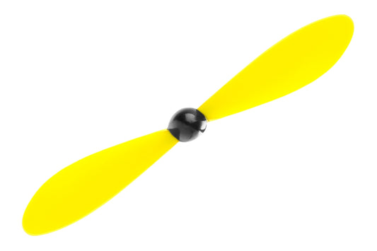Prop with Spinner 125 X 110mm / 4,9 X 4,3 - Yellow, 10 pcs.