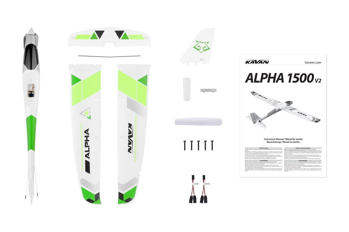 Kavan Alpha V2 1500mm PNP - Green