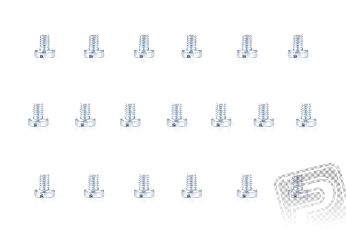 Slotted Cheese Head Bolt M3x4mm, 100 pcs