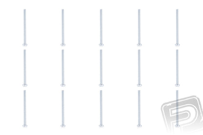Slotted Cheese Head Bolt M3x40mm, 100 pcs