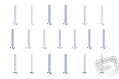 Slotted Cheese Head Bolt M3x20mm, 1000 pcs