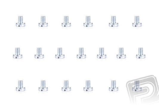 Slotted Cheese Head Bolt M3x4mm, 500 pcs