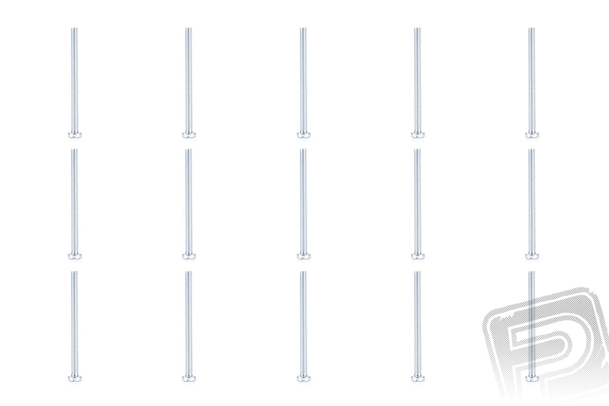 Slotted Cheese Head Bolt M3x40mm, 15 pcs