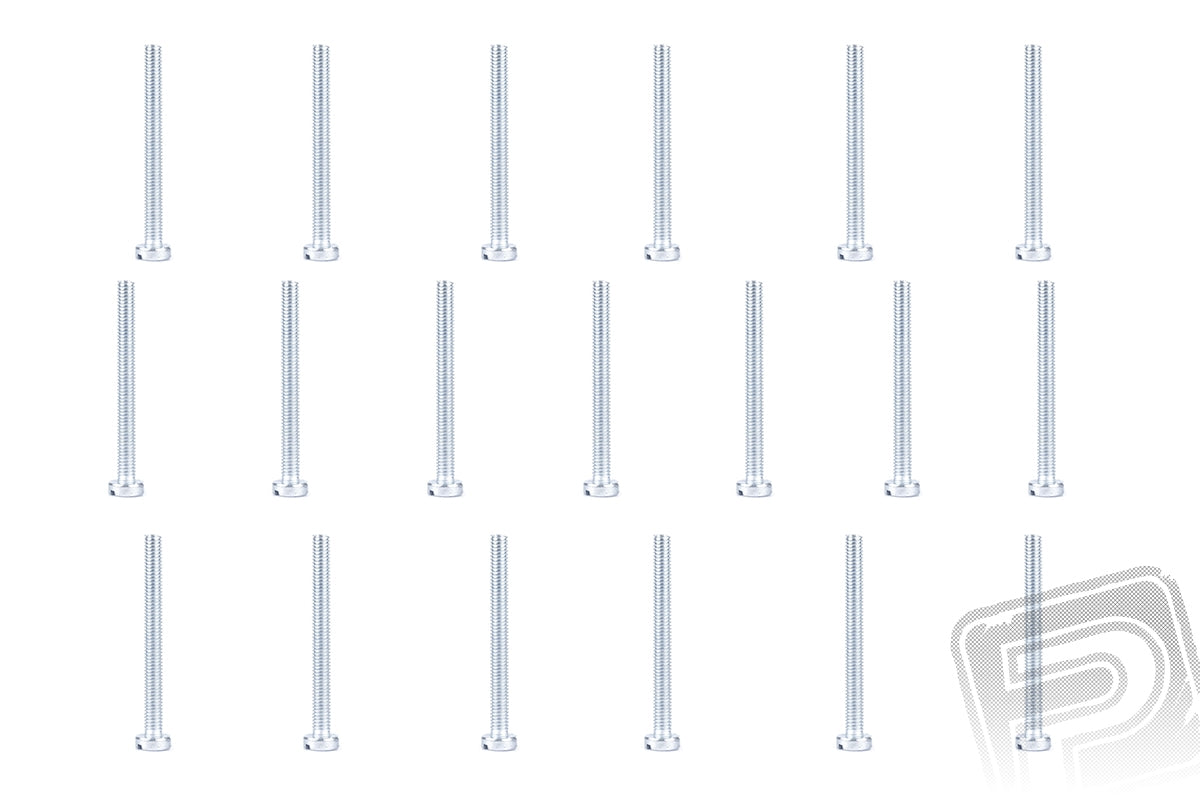 Slotted Cheese Head Bolt M3x30mm, 500 pcs