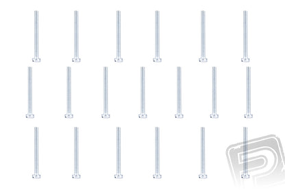 Slotted Cheese Head Bolt M3x30mm, 500 pcs