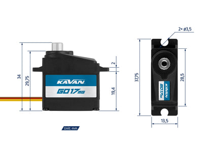 Kavan GO-17MG Servo