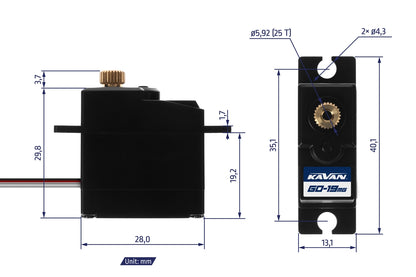 Kavan GO-19MG Digital Servo