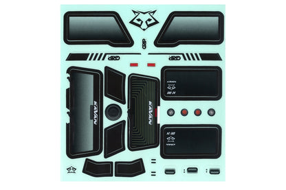 Gre18b Body with Stickers - Blue