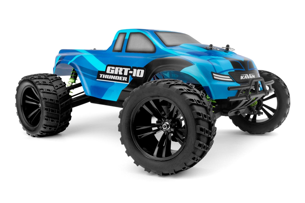 Kavan Grt-10 Thunder 2.4 ghz 4wd Monster Truck 1:10 - Blue - Rtr