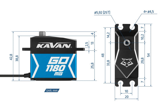 Kavan GO-1180MG HV Digital Servo