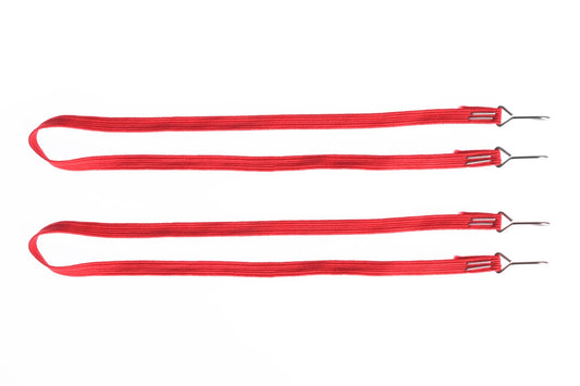 1/10 Rc Crawler Tow Rope with Hook Red 2pcs