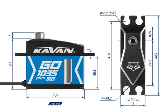 Kavan GO-1035MG Plus HV Digital Servo