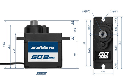 Kavan GO-9MG Digital Servo