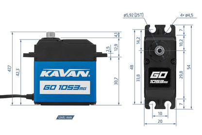 Kavan GO-1053MG HV Digital Servo