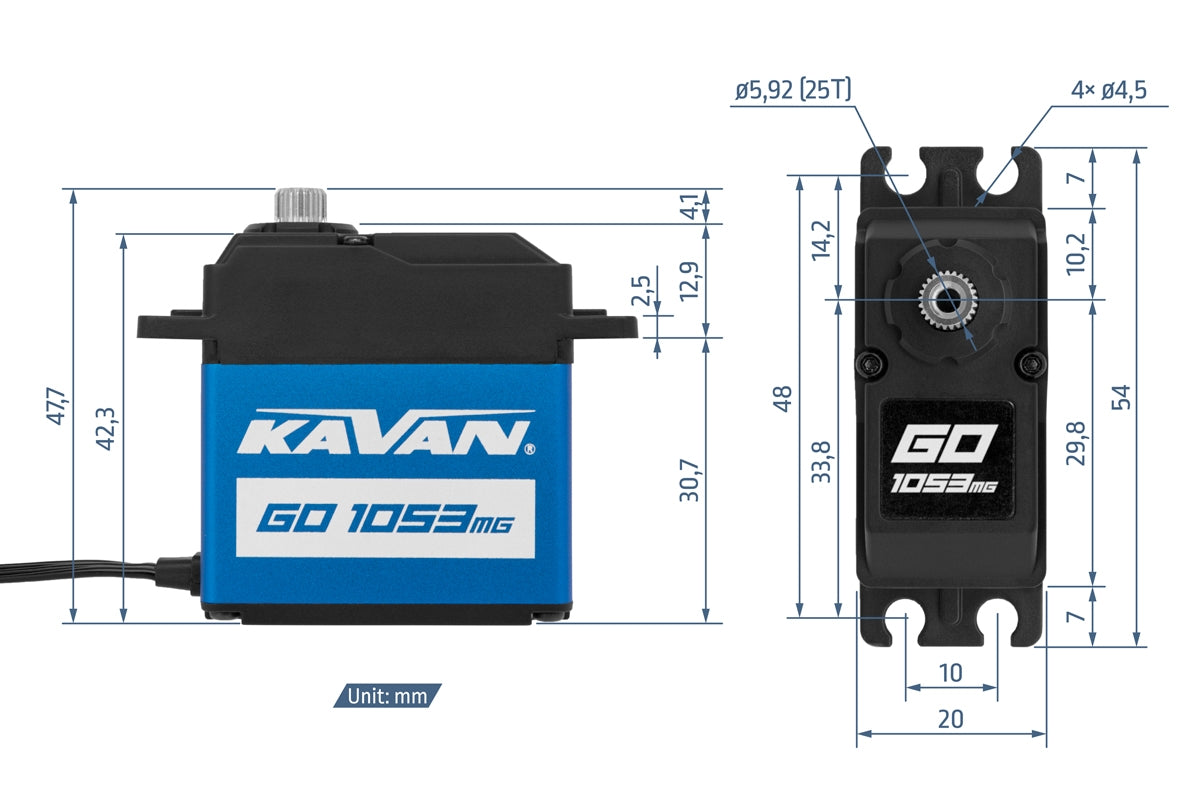 Kavan GO-1053MG HV Digital Servo