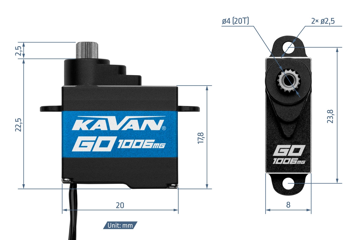 Kavan GO-1006MG HV Digital Servo