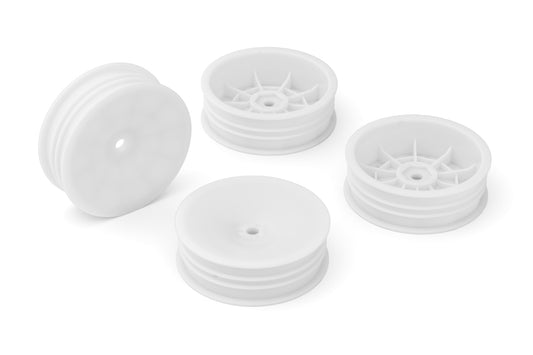 2wd Buggy Front Wheels White (hex 12 mm) - 4 pcs
