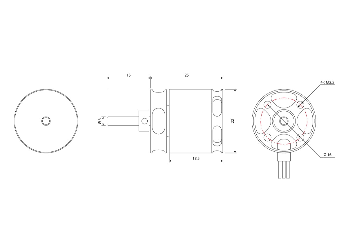 Kavan Brushless Motor PRO 2225-1600