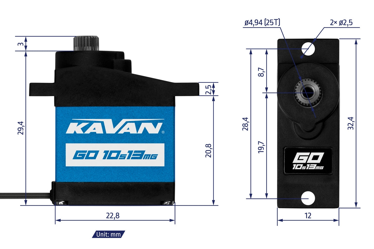 Kavan GO-10S13MG Digital Servo