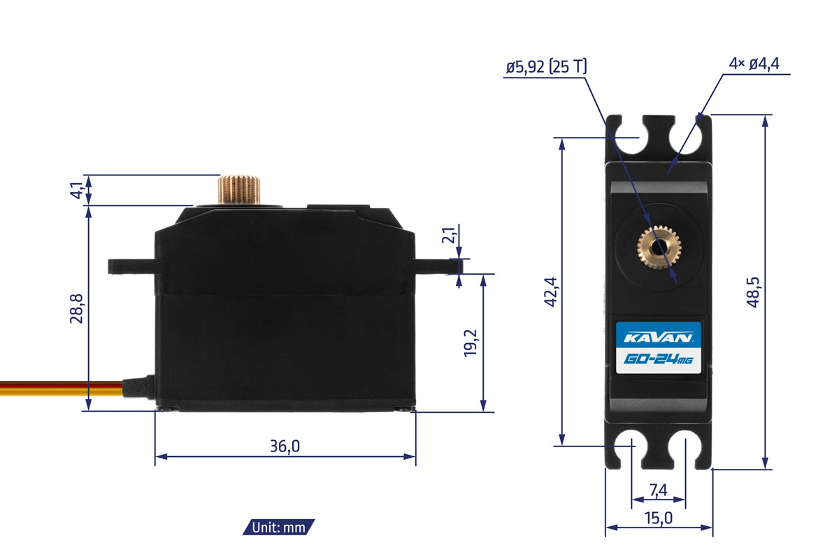 Kavan GO-24MG Digital Servo