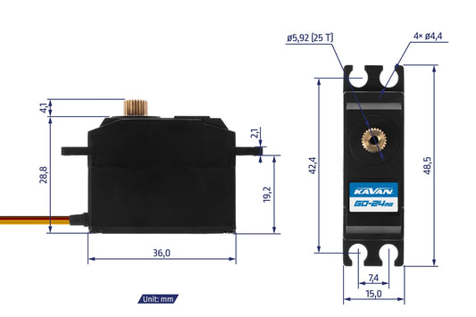 Kavan GO-24MG Digital Servo