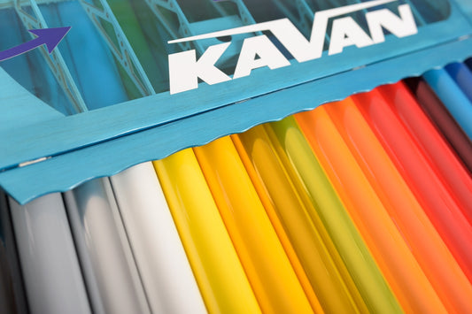 KAVAN covering film 100m - navy blue