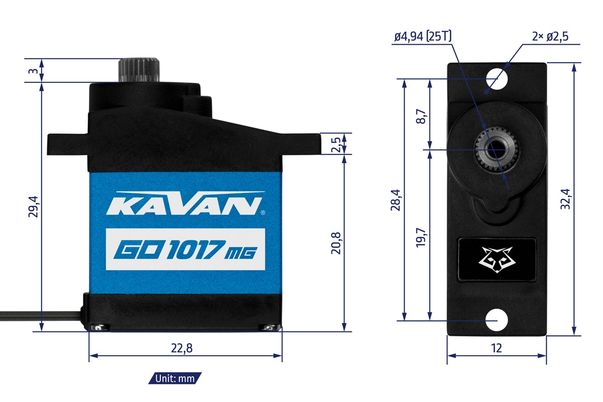 Kavan GO-1017MG Digital Servo