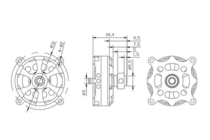 Kavan Brushless Motor PRO 2809-2300