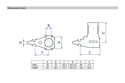 Kavan 108A 2T Glow Engine