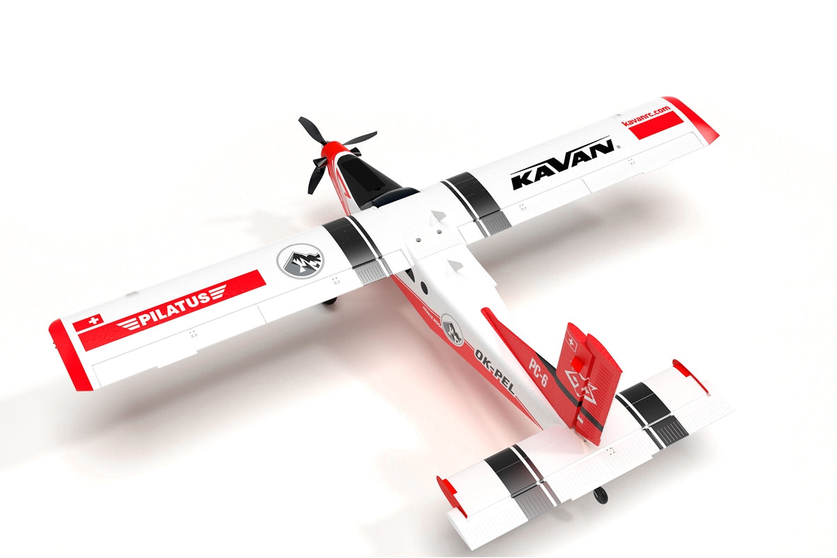 Kavan Pilatus Pc-6 Porter 1500mm PNP - Red