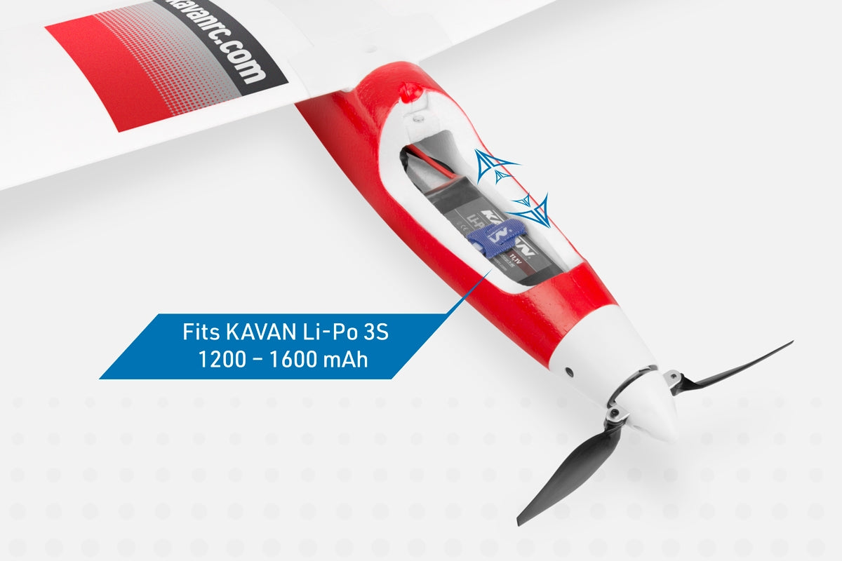 Kavan Falke 1800mm PNP - Red
